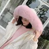 Women's Down & Parkas 2021 Winter Coat 90% White Duck Very Warm Outerwear With Hair Embroidery Flamingo Long Jacket1