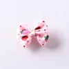 Pince à cheveux pour enfants filles, épingle à cheveux à rayures imprimées, nœud papillon, pince à cheveux, Barrette, accessoires d'ornement, nouvelle collection 2022