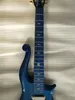 Custom Shop Prince Cloud Electric Guitar Metal Blue Paint Guitar 22 Frets Gold Hardware Free Shipping