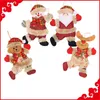 Julgransdekorationer Xmas Navidad Natal Ornaments utomhus Nyår Baubles Santa Snowman Reindeer Ornaments Elf Doll