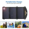 US Stock Choetech 19W Słoneczny ładowarka Dual USB Port Camping Panel słoneczny Przenośne ładowanie Kompatybilny dla SmartPhonea41 A51 A48 A10