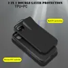 2 i 1 telefonväska Unified Protection för Airpod Mobiltelefon Designer Anti-Lost Back Cover för iPhone 12 11Pro Max X XR XS Max 7 8 Plus