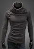 Zogaa mens turtleneck سترة الشتاء عيد الميلاد الأزياء غير الرسمية القطن الصلب القطن الحياة سبيكة معاطف معاطف للرجال الملابس