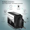 Snelle oplader 3.0 4 USB-oplader voor Samsung iPhone Huawei Tablet QC 3.0 Fast Mall Charger US EU UK Plug-adapter