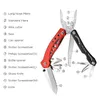 PRIVEST Pliers Multitool Knife Wire Stripper Cable Cutter Cutting Pliers Multifunctional Tool Pocket Folding Knife Letherman Y200321