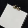 2022 G Fashion Classic C Letter Hoop Hie voor vrouwen om minnaar Diamond Gold Party All-match oorbellen sieradencadeau te sturen