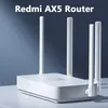 Xiaomi Youpin Redmi Маршрутизатор AX1800 Wi-Fi 6 1800 Мбит / с 5-ядерный чип 256 МБ RAM 2.4G / 5G Двойная частота сетки сеть AX5 4 антенны