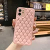 Moda Skórzane Przypadki Telefonu dla iPhone 13 Pro Max 12 11 XS XR X 8 7 Plus tylna pokrywa Coque Capa Luxury Celphone Shell Ochronne Case