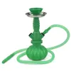 Mini Narguilé Rond Shisha Bong 2 Styles Fumer Pipe À Eau Ensemble Cool Belle Tige Arabe Narguilés Un Tuyau Pour KTV Bar