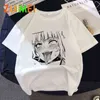 Femmes Anime japonais Ahegao Harajuk imprimer T-shirts hauts 2020 été mode à manches courtes T-shirt fille, livraison directe G220228