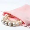 Velvet Drawstring Bags Soft Red Pink Wedding Gift Bags Velvet Cloth Jewelry Pouches 10*12cm Velvet Gift Bags for Jewelry