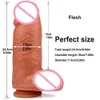 Super Huge Flesh Dildos Strapon Thick Giant Realistic Dildo Anal Butt with Suction Cup Big Soft Silicone Penis sexy Toy For Women