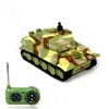 Nieuwe promotie! 1:72 Klassieke R / C Radio Afstandsbediening Tiger RC Tankmodel voor kinderen Geschenken zonder Box Pack 201208