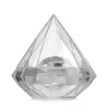 Gift Wrap 48pcs/lot Transparent Plastic Diamond Shape Candy Box Clear Wedding Favor Boxes Holders Gifts Givea Boda1