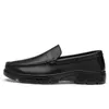 Clax Heren Black Dress Shoe Slip On Spring Summer Herfst Echt lederen zakelijke formele schoenen voor mannelijke trouwschoenen Y200420