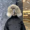 2020168winter Down Jackets hoodie Real Wolf Fur Holder Women's Jacket dragkedja Vindtät och vattentät kappa uppvärmd kappa ut267m