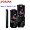 Originele ontgrendelde Nokia 8600 Luna -telefoons Engels/Russisch/Arabisch toetsenbord GSM 2G FM Bluetooth Gerenoveerde mobiele telefoon