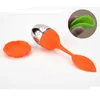 2022 new Leaf Silicone Tea Infuser Withe Food Grade Make Teas Bag Filter Creative 304 Stainless Steel Tea Strainers