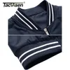TACVASEN Casual Jacket Men's Spring/Fall Pilot Style Coats Army Bomber s Wind Baseball Outerwear Overcoat Boys 220301