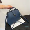 Bolsos de noche-Moda Vintage para mujer, bolsos de lujo, bolso de hombro individual de cuero de alta calidad, diseñador Retro informal para mujer