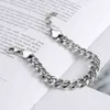 925 Sterling Silver Bracelet for Women Men Tank Chain Adjustable Thai Jewelry Gifts Sb4935250864