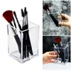 Penna arrangör av plast makeup borste potten akrylhållare för kosmetika hållare skrivbord kosmetisk lagring behållare