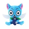 Punta da giocattolo da cartone animato anime giapponese Fairy Tail adorabile personaggio Happy Plush Toy Bambo