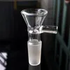 Bonglar için cam kase parçaları sigara içme su boruları dab yağ pistleri bubblers 14mm 19mm erkek eklem hunisi kabarcık kaseler slayt