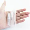 ファインミストスプレー卸売スプレーポンプサンプラーバイアル100ピン/ロットの2ml 3ml 6mlミニサイズ透明プラスチック香水瓶