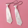 10pcs sublimazione fai da te vuoto bianco cravatte per bambini cravatta trasferimento cuore stampa in bianco materiale di consumo personalizzato fai da te