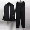 Mens Tracksuits Zipper Coats Street Loose Pants For Men and Women Mode Sportwear Jogging Casual Mens Hip Hop Streetwear Letter Tryckt Kläder JK2201