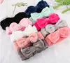 Bonita Bonito Coral Fleece Macio Cruz Top Kont Hairband Elastic Hair Band Para As Mulheres Meninas Lavar Rosto Tu Com LCD Display Titanium Plate Ferros