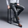 Eves Male Jeans Menslim Fit Men's Long Denim Pants Autumn Summer TrendsカジュアルメンズジーンズHommeズボンコットンブラックグレーブルー201128