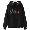 Stray Kids Sweatshirt Kpop كبير الحجم هوديي طباعة الملابس الكورية Harajuku عرق فيم سيدات كبيرة الحجم خريف الملابس LJ20114538848