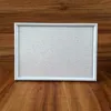 white heart photo frame