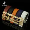 Belts Men Genuine Leather Strap Designer High Quality Smooth Buckle Waist Belt PU Luxury Chinese H