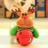 decorazioni natalizie calde Ciondolo albero di Natale Bambola di Babbo Natale che tiene campana Ciondolo campana ornamenti piccoli doni T2I51682