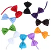 Pet Dog Bow Tie Dog Tie Kołnierz Kwiat Akcesoria Dekoracja Dostawy Pure Color Bowknot Necktie Gromadzenie Dostawy