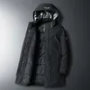winter high quality thick warm men's long hooded cotton coat jacket brand clothing loose Parka big size 5XL 6XL 7XL 8XL 201127