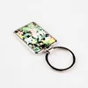 Sublimacja Brelok Blank Blank Thermal Transfer Home Decor Key Ring DIY Boże Narodzenie prezent Wisiorek