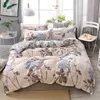 Reaktivt tryck Peach Home Bed Set Pillowcase Duvet Cover Beding Set Flat Sheet BedClothes 3 / 4PCS Queen King Full Twin Size C0223