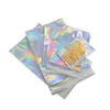 Aluminum Foil Laser Mailers Packages Bags Package Express Envelopes Clear Front For Phone Case Accessories Christmas Gift Statione8032648