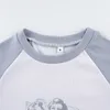 Artsu AngelプリントホワイトクロップトップTシャツ夏の基本的なTシャツレディースファッションストリートウェア半袖ティーシャツFemme ASTS21552 T200525