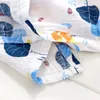 120x110cm Abiti appena nati Coperta fasciante Pannolino di mussola Coperte per bambini Asciugamano da bagno in garza infantile Ordito per bambini