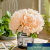 Big Peony Artificial Flowers Bouquet Hoge Koffie Koffie DIY Home Bruiloft Decoratie Zijde Groot Fake Flower Hotel Receptie Deck