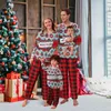 Семейный костюм Nxy, рождественские пижамы, одинаковые комплекты, ночная рубашка для родителей, комплект рождественской одежды, пижамы Navidad Para Familias 2212319567951
