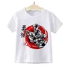 Kids Boys T-shirt Karate Taekwondo Design Baby Toppar Sommarflickor Kläder Toddler Fashion T Shirt Skriv ut Barnkläder, YKP134 G1224