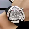 4 stijl horloge van hoge kwaliteit Ventura xxl Elvis A2824 automatisch herenhorloge roestvrij staal H24655331 zwarte wijzerplaat rubberen band heren Wa269k