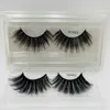 HOT maquiagem 5D Mink cílios Dramatic longo Mink Lashes Faixa completa Lashes Falso Cílios 3D Mink cílios reutilizável