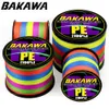 BAKAWA Fishing Line 4 Strands PE Braided 1000 Meters Multifilament Fishing Line Rope peche carpe Wire 1878lb 2011248016197